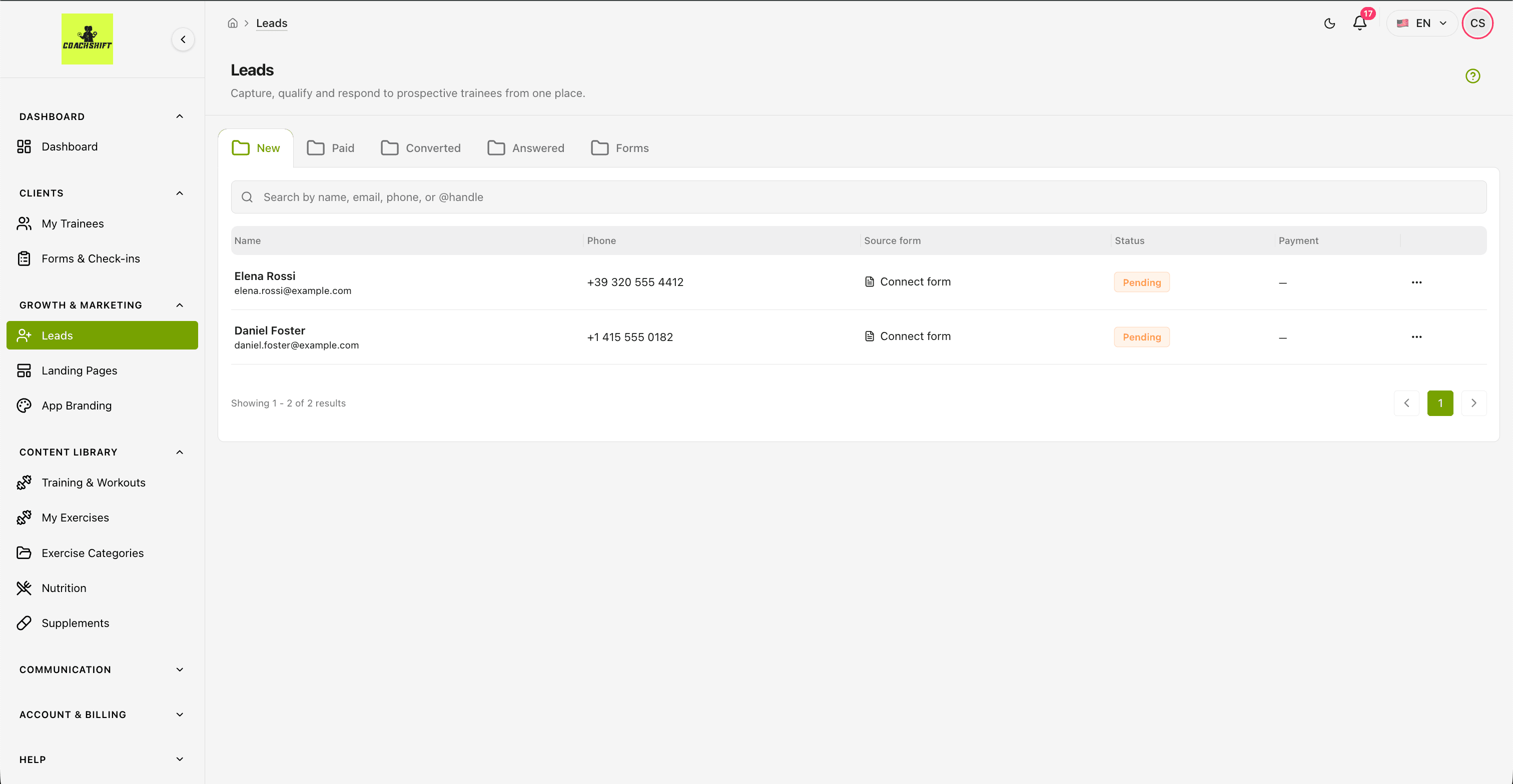 CMS: Recurring check-in scheduler — cadence picker on a form assignment + notifications